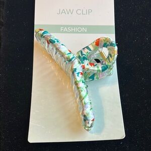 Floral Patterned Jaw Clip